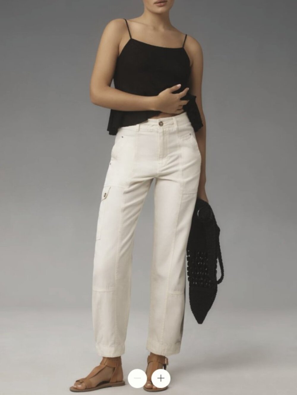 By Anthropologie Carson Utility Barrel Pants Size 8